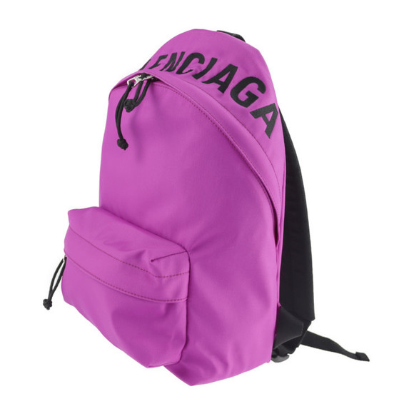 Balenciaga Logo Wheel Daypack Nylon Purple - Picture 1 of 8